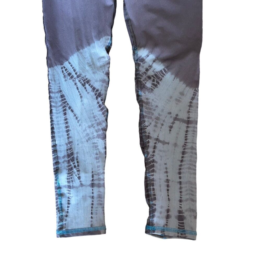 Electric & Rose Leggings Tie Dye Mesh Panel - Picture 2 of 7